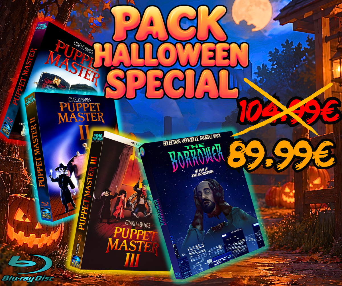 Super Pack Halloween – The Borrower + Puppet Master 1, 2 & 3